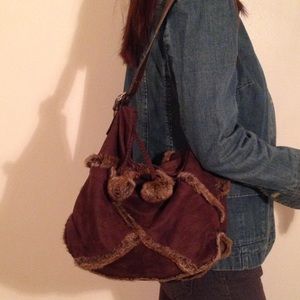 Franco Sarto chocolate brown purse