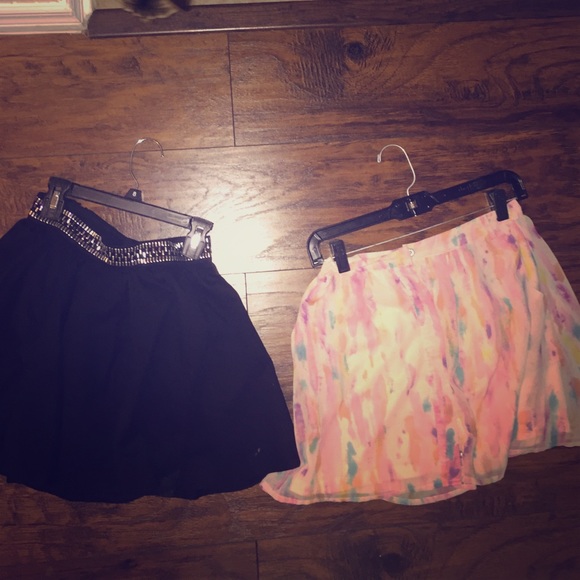Two mini skirts