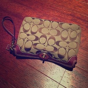 Coach wristlet
