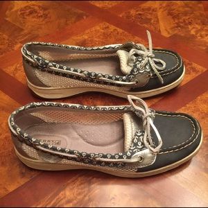 Sperry Angelfish Anchor Top-Sider boat shoes, blue