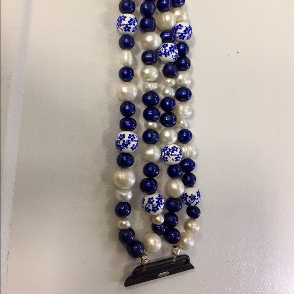 Apple watch Iwatch Natural Freshwater Pearl Band main image 5