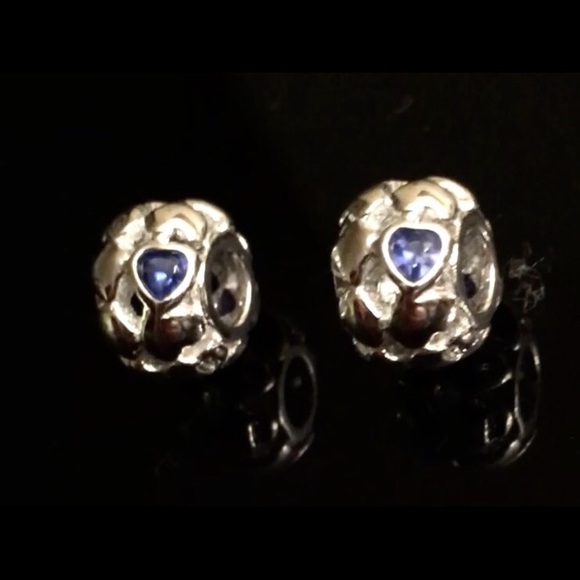 TWO 925 Sterling silver Fit Pandora Style.Charms