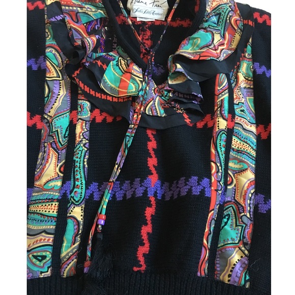 Vintage Diane Freis 80s Wool Ugly Sweater - Picture 3 of 4