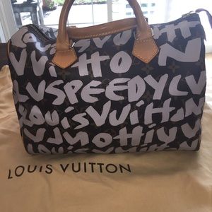 White/Silver Speedy Graffiti- Sprouse Goose