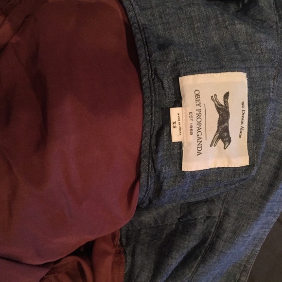 SOLD-Rust Obey Utility Jacket - Picture 3 of 3