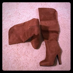 Brown Over the knee boots