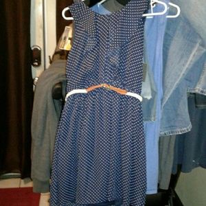 Cute Navy Blue Dress