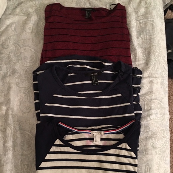 F21 Baseball tees (bundle of 3)