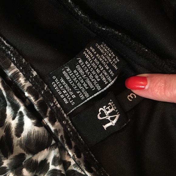 Patterned Cocktail Dress - Picture 4 of 4