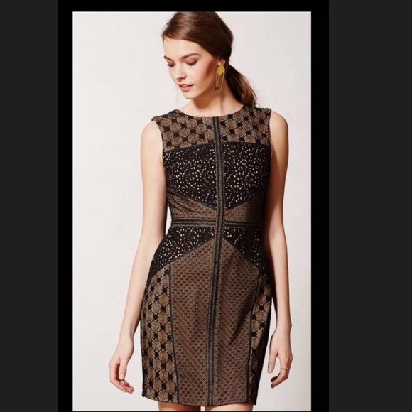 NWOT Anthro Heartloom Topography Dress Size Medium