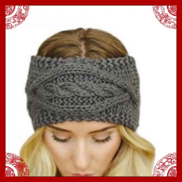 ☃Beige Crochet Head Wrap🆕