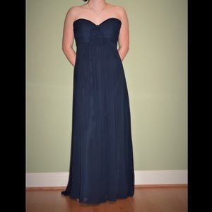 Bill Lekoff Beautiful Blue Formal Evening Dress