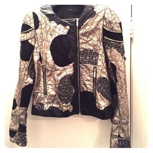 Silver patch work Custo Barcelona jacket