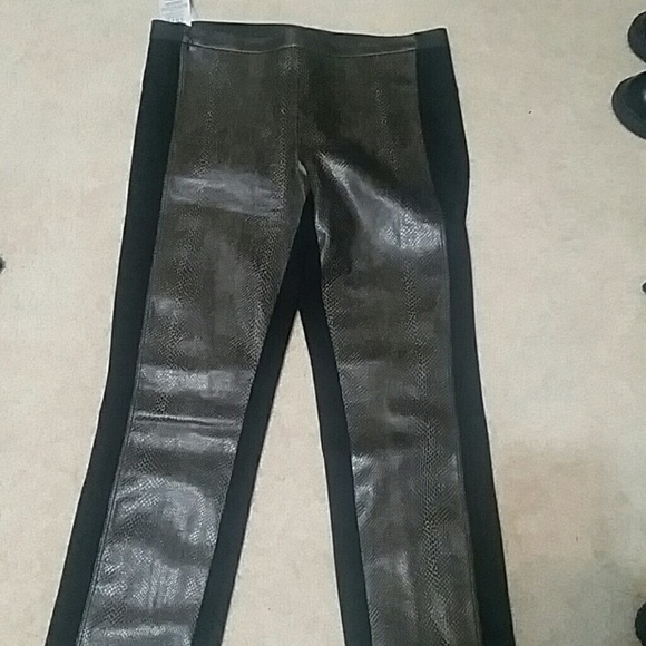 Bcbgmaxazria snake front new leggings - Picture 1 of 4