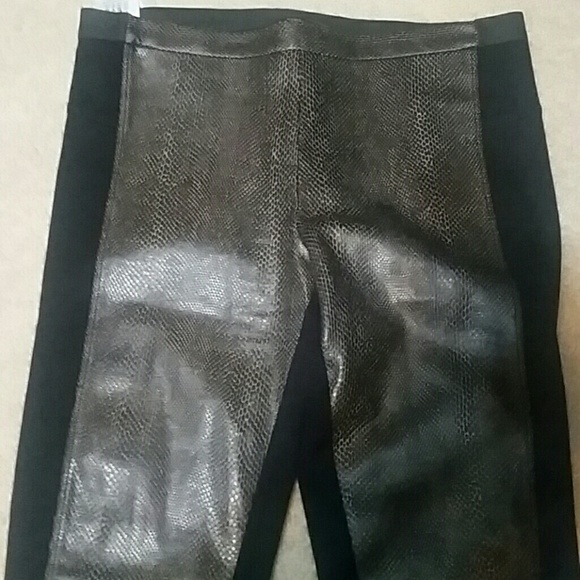 Bcbgmaxazria snake front new leggings - Picture 2 of 4