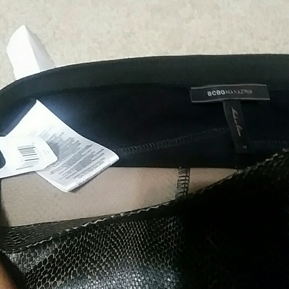 Bcbgmaxazria snake front new leggings - Picture 3 of 4