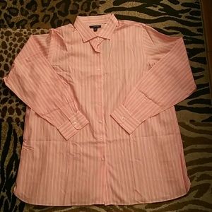 Womens LANDS'END long sleeve button down shirt 20W