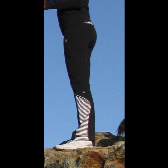 Lulu Lemon full length pants dry wicking material