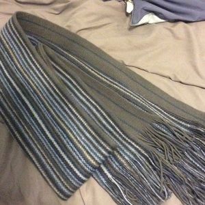 Men's blue scarf