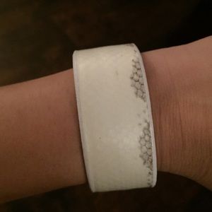 Adjustable Genuine Snakeskin Cuff- New!