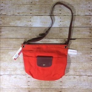 Large orange Perry Ellis bag