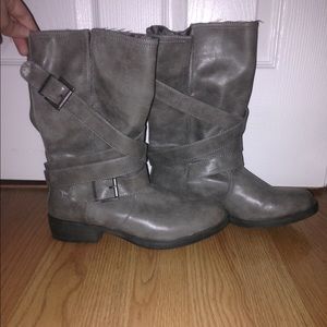 RocketDog Grey Motorcycle Boots!