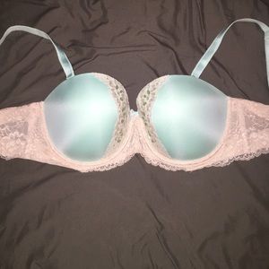 Victoria Secret Lace Blue Bra
