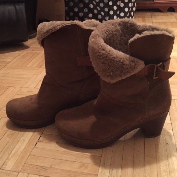 Suede Tan UGG booties
