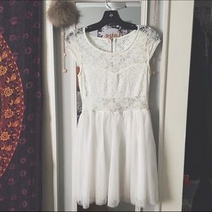White Charlotte Russe Dress