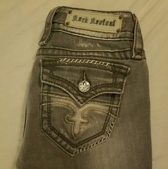 Rock Revival Celine straight in gray