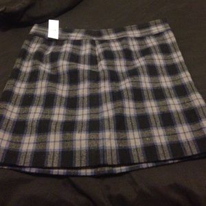 Ann Taylor loft size 10 plaid wool skirt