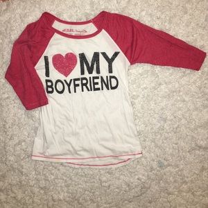 DONATED - Valentine's Day Baseball tee