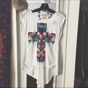 Floral Cross Top 🌸
