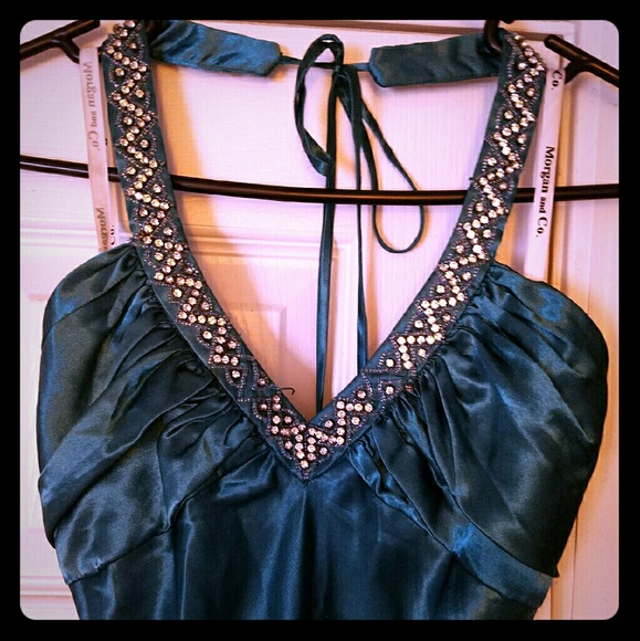 Morgan & Co. Dresses & Skirts - Morgan and co. Green Prom dress