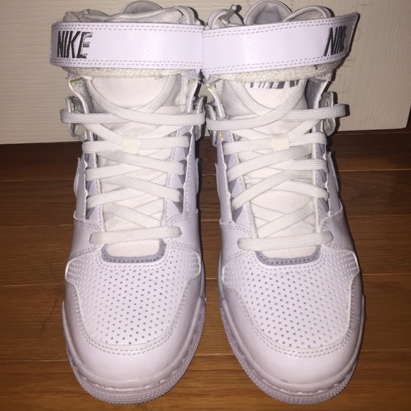 Wedged Nike Air Force shoes!!
