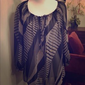 Chiffon printed top