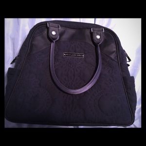 Gently used Navy Petunia Pickle Bottom diaper bag