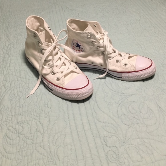 Brand new white high tops