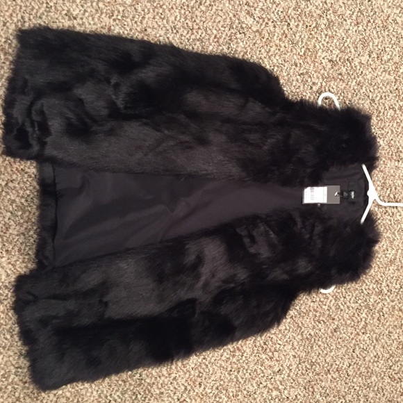Faux fur vest