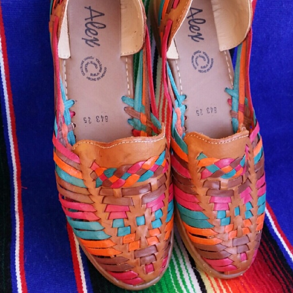 rainbow huaraches sandals