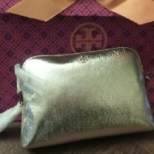 Tory Burch "Peace Metallic crossbody bag"