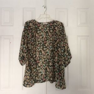 2 floral cardigans