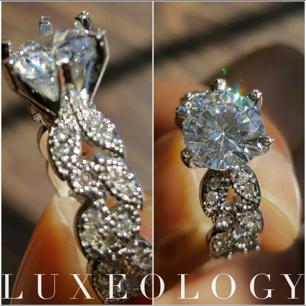 "Juliette" 1.5ct Round Embellished Ring