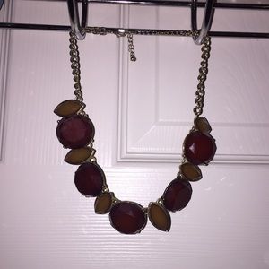 Maroon necklace