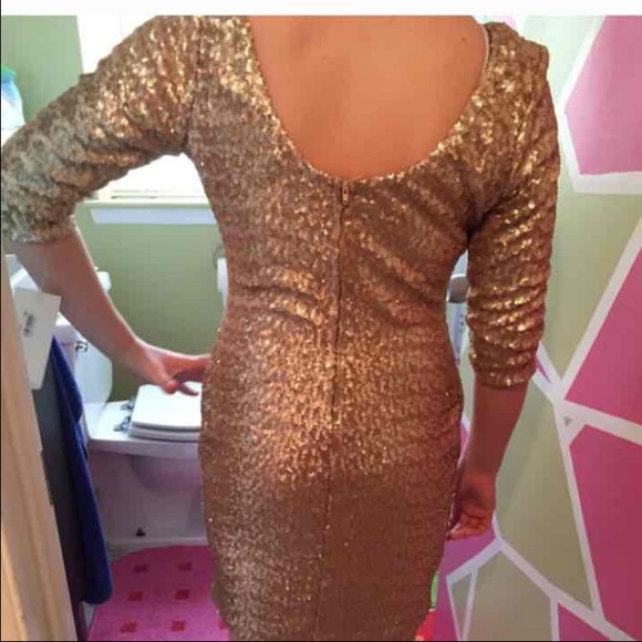 Champagne cocktail dress - Picture 2 of 3