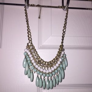 Blue drop necklace