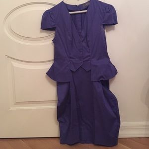 Purple Alexander McQueen dress