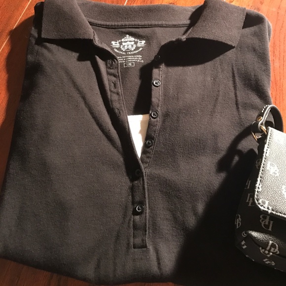 Route 66 black polo shirt