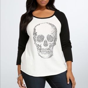 NWT torrid skull sweater