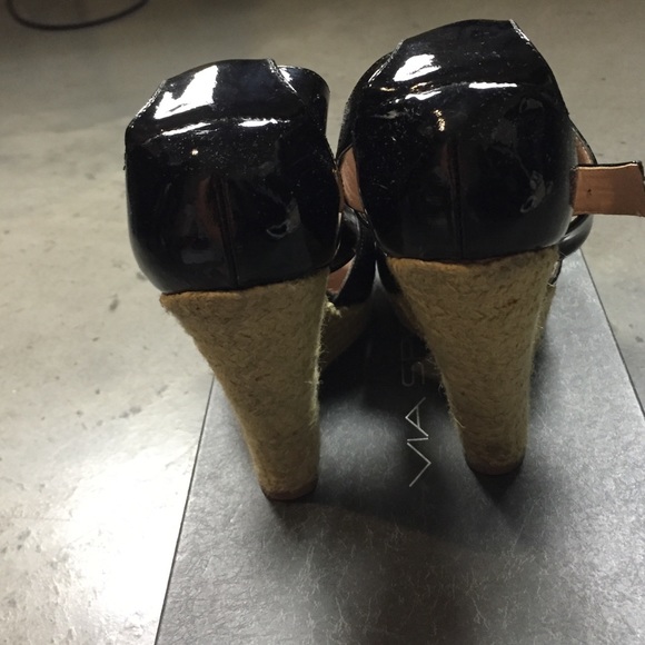 Steve Madden Patent Leather Wedges - Picture 3 of 3